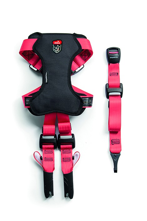 Isofix Travel safe-hondentuigje rood