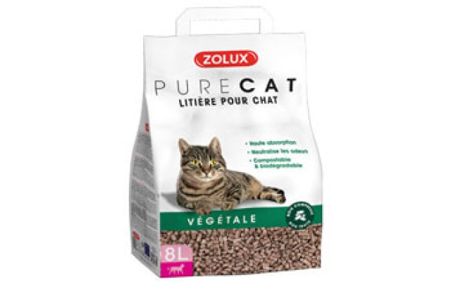 Kattenbakvulling Purecat natuurlijk en plantaardig ref. 476 314