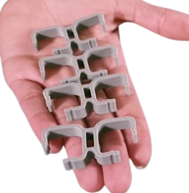 De 4 clips worden meegeleverd