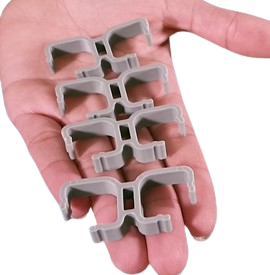 De 4 clips worden meegeleverd