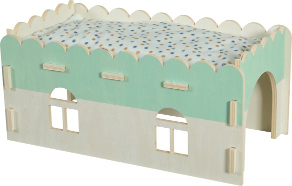 Houten konijnenhuisje XL